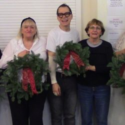 Stephen's flower workshop day with the ladies at Marchmont street community center London, beautiful work.