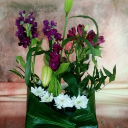 Well done with your polycromatic flower design